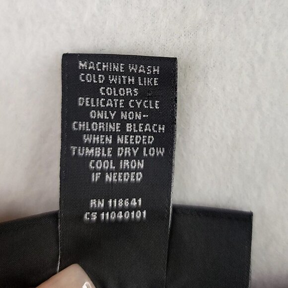 Lane Bryant Womens V-Neck Striped Cold Shoulder Batwing Blouse 22/24 Loose Fit - Picture 7 of 8